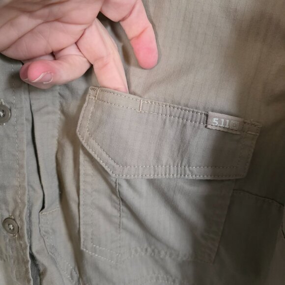 EUC 5.11 Tactical Women's Long Sleeve Shirt - Picture 3 of 8